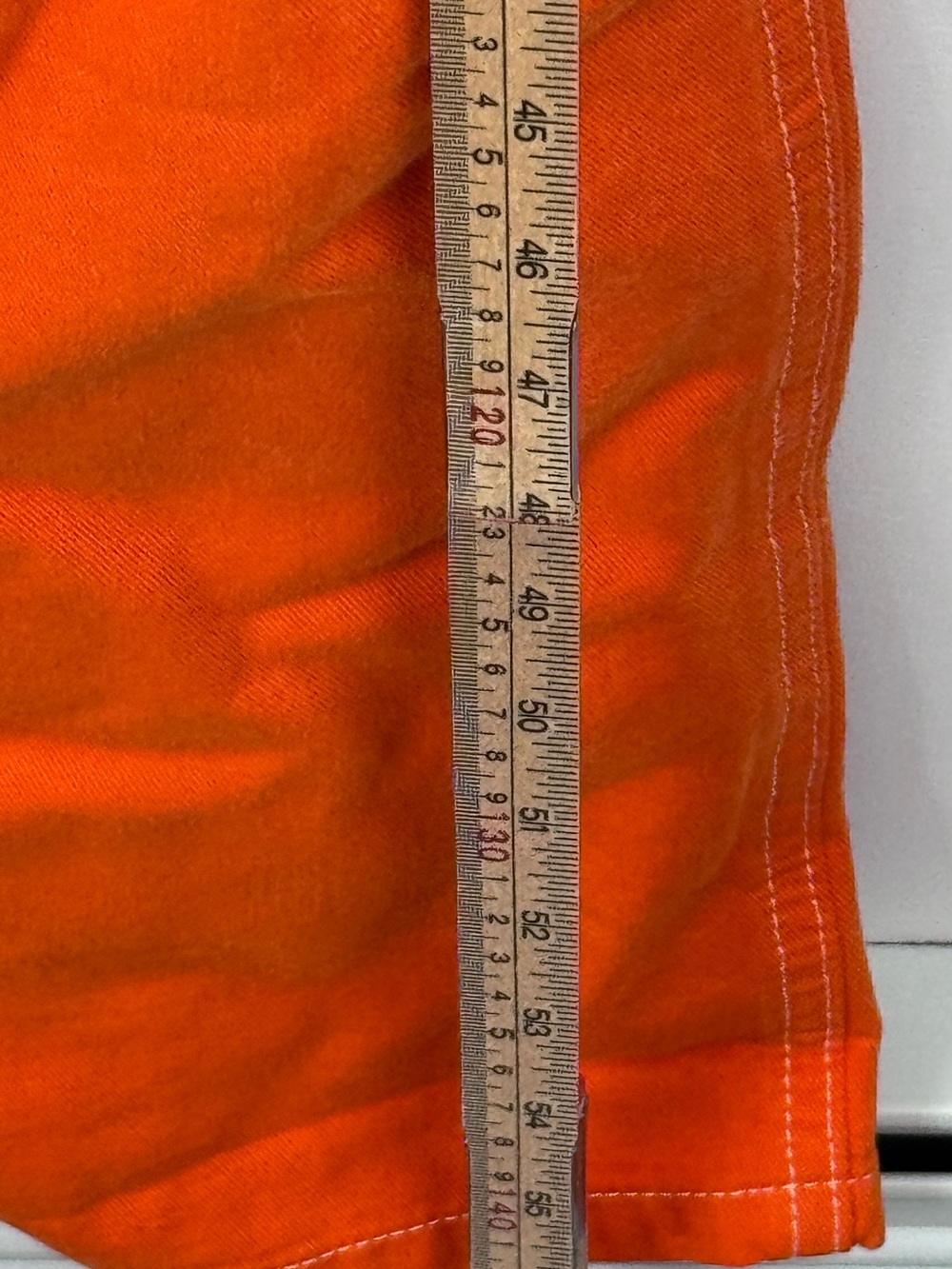 NWT Denimist Women Orange Overalls Size Medium - Picture 7 of 7